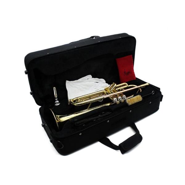 トランペット 初心者入門セット Bb調 管楽器 株式会社錦 真鍮製