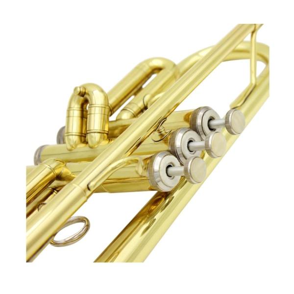 トランペット 初心者入門セット Bb調 管楽器 株式会社錦 真鍮製