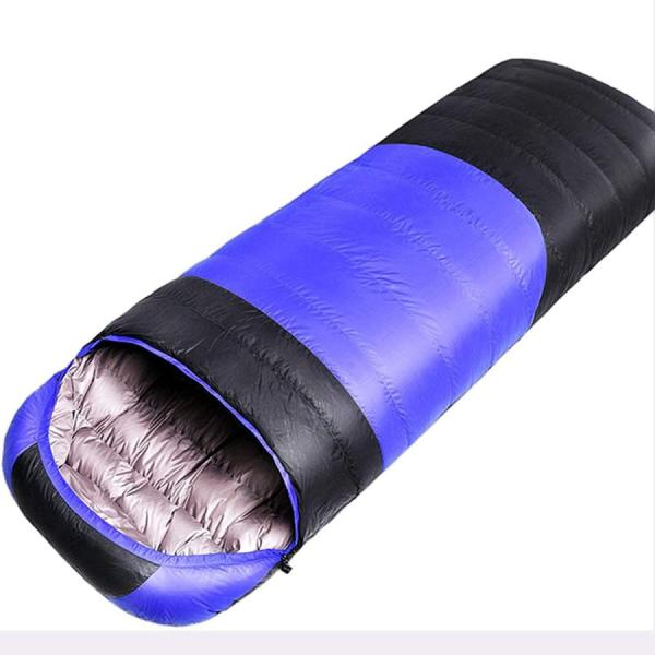 寝袋 1200G ホワイトダックダウン充填封筒 厚くて暖かい寝袋 25℃?-35℃