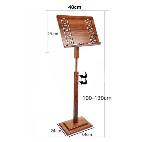 楽譜台楽譜スタンド木製の譜面台高さ調節可能な譜面ホルダー着脱式楽譜立て軽量楽譜スタンド株式会社錦二胡ギターバイオリン譜面台楽器演奏用ポータブルプロ仕