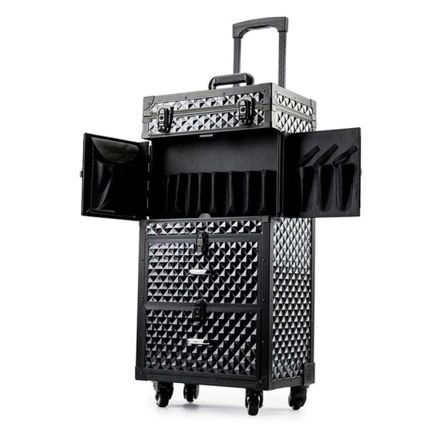 化粧ポーチメイクボックス理容師トリマー美容師錦シザーケースーツール