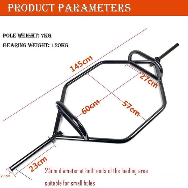 家庭用フィットネス機器直径 2.5cm デッドリフト スクワット バー シャフト、中空リングバー、、家庭用フィットネス機器，バーベルロッド，ウェイトリフティング