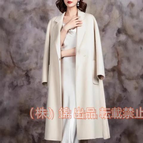 カシミヤコート テーラードジャケット レディース ロングコート ジャケット 秋 冬 通勤 ロング丈 チェスターコート スプリング トレンチコート 2021 ファッション カシミヤコート テーラードジャケット レディース
