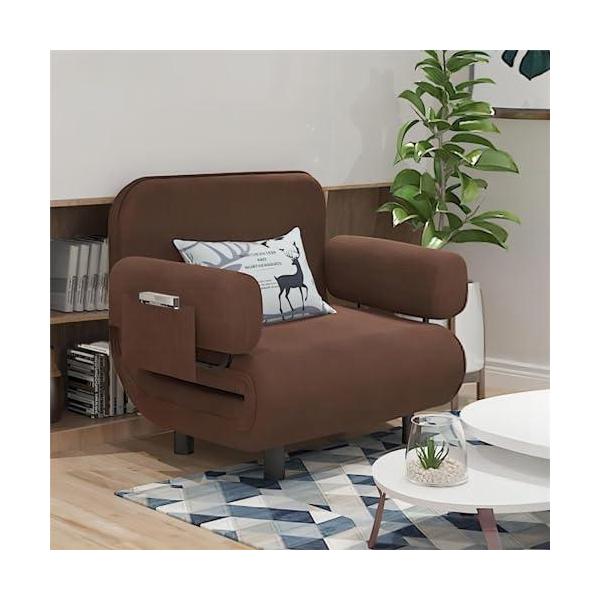 ソファーベッド 一人用 折り畳み多機能ソファベッドシングル 5段階調節