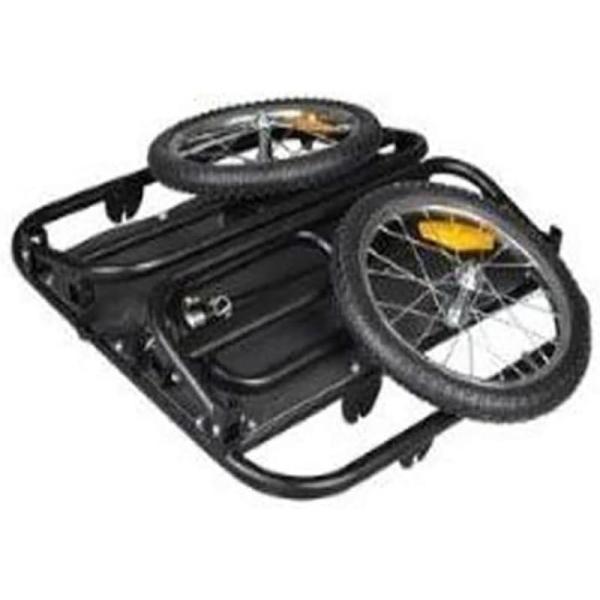 自転車トレーラー折りたたみ式フレームマルチユースサイクルトレーラーバイクトレーラー自転車用リアカー錦折り畳み式貨物自転車トレーラーダブルホイール 自転車トレーラー折りたたみ式フレームマルチユースサイクルトレーラー