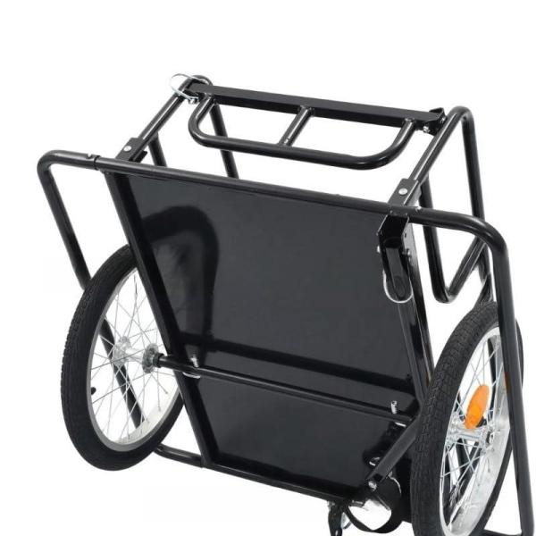 自転車トレーラー折りたたみ式フレームマルチユースサイクルトレーラー