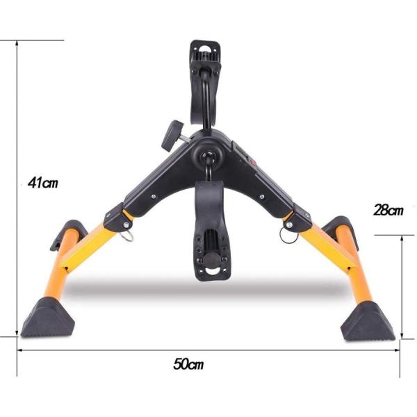 ペダルエクササイザー-ポータブルデスクサイクル-手アーム＆レッグエクササイズのパディングマシン株式会社錦高衝撃調整可能なフィットネスリハビリ備蓄高齢 ペダルエクササイザー-ポータブルデスクサイクル-手アーム＆レッグ