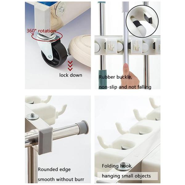 シューズ SKY ELITE FF 3 25.5cm 可動式クリーニングツールカート収納ほうきとモップホルダーは