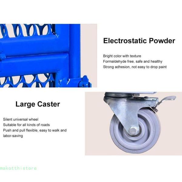 台車プラットフォームトラック手すりと4つの側面で、多機能ポータブル