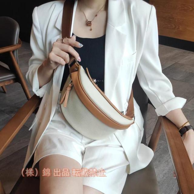 本革 ボディバッグ レディース レザー メンズ おしゃれ 軽い 株式会社錦 ワンショルダーバッグ 斜めがけ 大容量 大きめ ウエストポーチ