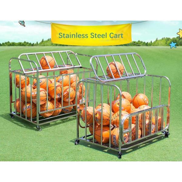 ルカゴ ボールかご ふたと車輪が付いている大きいボールカート、 バスケットボール/サッカー/バレーボール用株式会社錦 積み重ね可能なオーガナイザー ルカゴ ボールかご ふたと車輪が付いている大きいボールカート