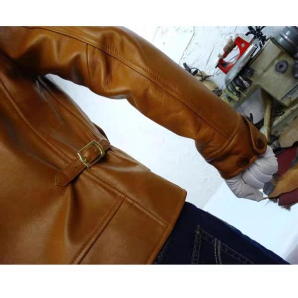 超人気☆カウハイド 復刻20's A-1タイプ コサックジャケット キャメル