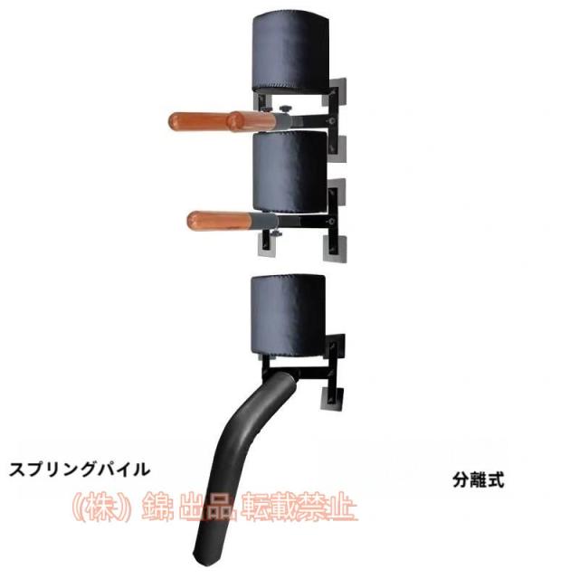 木人 壁詠春拳杭装置、 木製のスプリングアームを備えた武道訓練用ダミー、 株式会社錦 屋内ホームカンフートレーナーツール、 太極拳練習装置