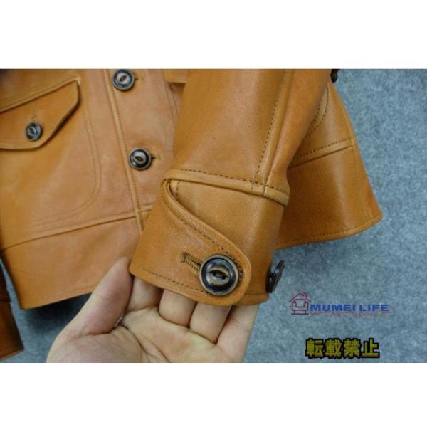 【ほっち】生活快適特集 店長太鼓判 A-1タイプ オイルレザー タンニンなめし コサックジャケット シープスキン 人気急上昇 キャメルブラウン サイズ選択可 染料仕上げ ラム 送料無料 復刻20's SNS話題 羊革 送料無料実施中 シープスキン 復刻20's A-1タイプ コサックジャケット キャメル