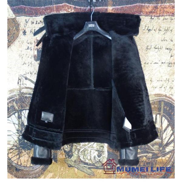 シープスキン 復刻40's TYPE B-3 ムートンフライトジャケット ブラック