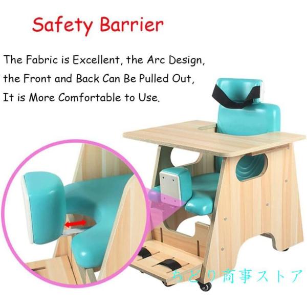 木製リハビリテーショントレーニングチェア、子供用脳性麻痺座位矯正