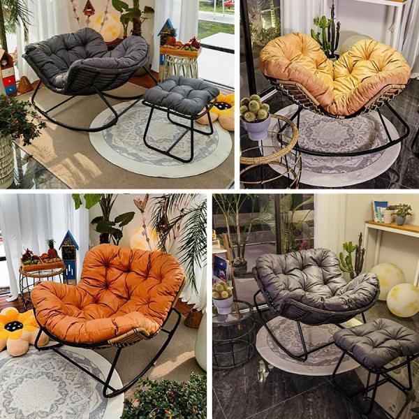 ロッキングチェア1人掛けリラックスチェア籐ラウンジチェア籐の椅子