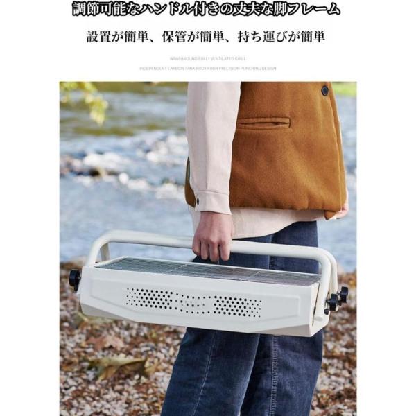 bbq コンロ 家庭 ガーデン グリル バーベキュ屋内 屋外 キャンプ用品 4
