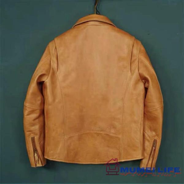 特売！品質保証☆1.2mm カウハイド 復刻40's カーコート レザージャケット ブレーキマン 株式会社錦スイッチヤード オイルレザー 牛革