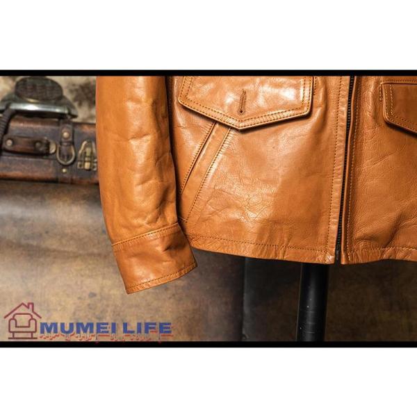 高級感満載！カウハイド 復刻40's アビエイタースタイル レザー