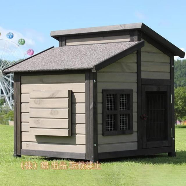 ペットケージ 犬用サークル 中、大型犬 ケージ ，無垢材の犬小屋 屋外の木造犬小屋 大型犬小屋 株式会社錦 屋外防水犬小屋 (Size : 84*74*80cm)