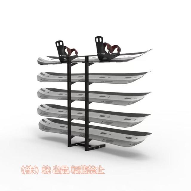 ヨガマット ストレージラック スノーボード収納ラック フロアディスプレイスタンド、 自立型オーガナイザーホルダー スキー/スケートボード/スクーターの場合、