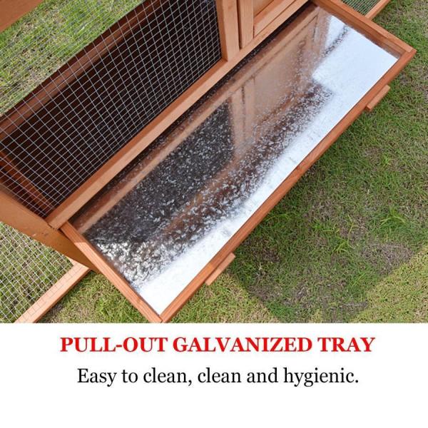 鶏小屋 屋外チキンコープ 木製耐候性鶏舎 家庭用 飼育ケージ 砂