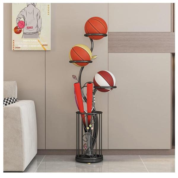 スケットボール収納ラック金属製スポーツ用品収納ラック多層スチール