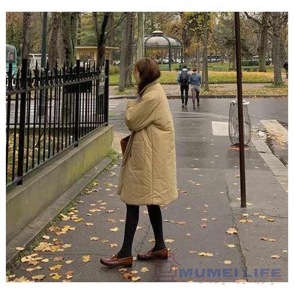 中綿入り ステンカラーコート 防寒 暖かい トレンチコート 長袖