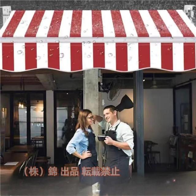 格納式オーニングテント、巻取式テント2m/3m/4m/5m手動アウトドアオーニング、折りたたみ式手動日除けシェード株式会社錦オーニングテント防水壁掛けパティオ