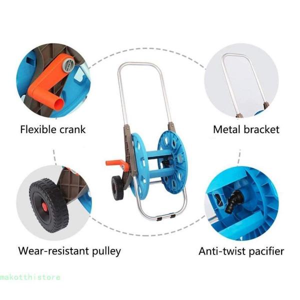 庭、芝生、農場、パティオ用の2つの車輪とハンドルポータブル