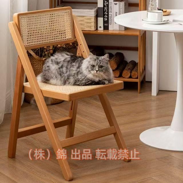折りたたみチェア イス チェア 完成品 木製 軽量 組立不要 籐編み 折り畳み椅子 ダイニングチェア 折りたたみチェア イス チェア 完成品 木製 軽量 組立不要 籐編み&frasl;PU