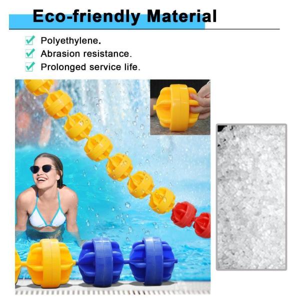 プールの仕切りロープイングロウンドプールディバイダーフローター