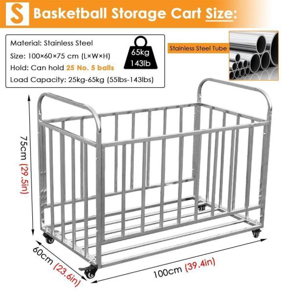 ボール整理カゴボールカゴボールかごボール収納ケージホイール付き大