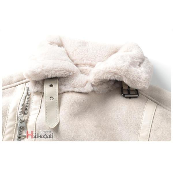 ムートンコート 2022 メンズ 裏ボア ムートンライダースジャケット