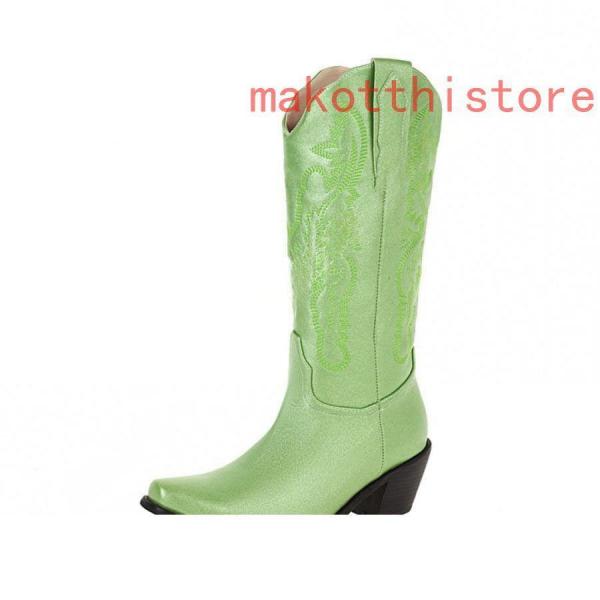 ウエスタンブーツ6.5cmヒールラウンドトゥロングブーツエンジニアブーツレディース太ヒール株式会社錦歩きやすい痛くないウイングチップ定番カジュアル ウエスタンブーツ6.5cmヒールラウンドトゥロングブーツエンジニア