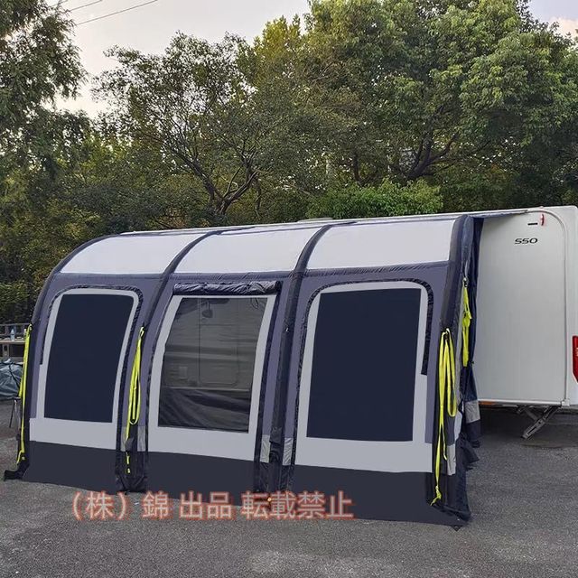 インフレータブルオーニングテント キャンピングカー Cレイル専用大型