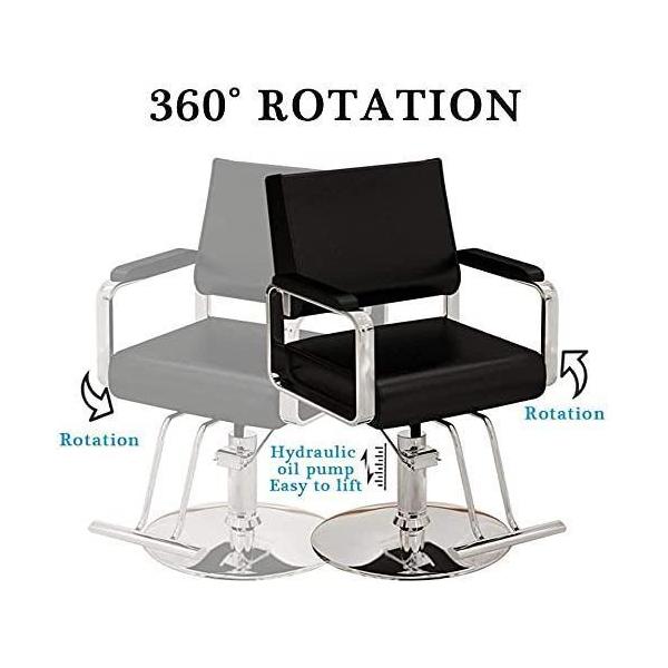 バーススツールモデリングサロンチェア、理髪店椅子、株式会社錦 油圧