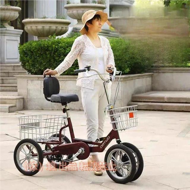 三輪自転車大人用高齢者シニア自転車【2024アップグレード版】三輪車14