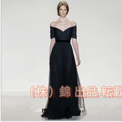 ロングドレス フォーマル 花嫁ウェディングドレス 演奏会 ウエディングドレス パーティードレス 大きいサイズ 二次会 株式会社錦 カラードレス黒