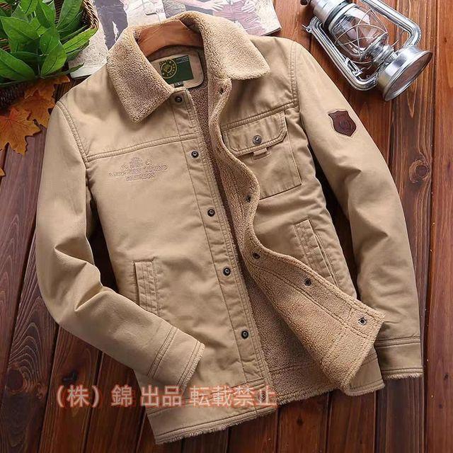 ジャケット メンズ ミリタリージャケット N1 ボアブルゾン アウター ブルゾン 防寒着 裏起毛 冬服 秋冬 厚手 アウトドア 40代 50代 60代冬新作 錦メンズコート