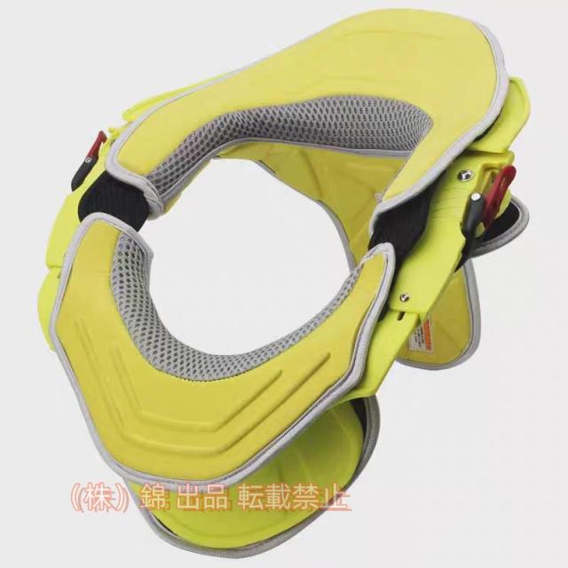 大人のモトクロスネックブレース、モトクロスセーフティネックブレースカートレースネックプロテクター錦ロングライディング用の取り外し可能なバック/ウォッ