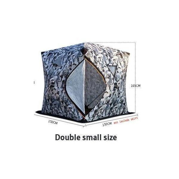 冬テント 氷釣り 大空間2人釣りテント オックスフォード 株式会社錦