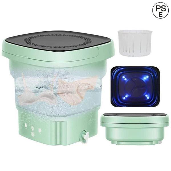 4.5L折りたたみ式洗濯機 ブルーレイ滅菌・超音波 15分洗濯・3分脱水