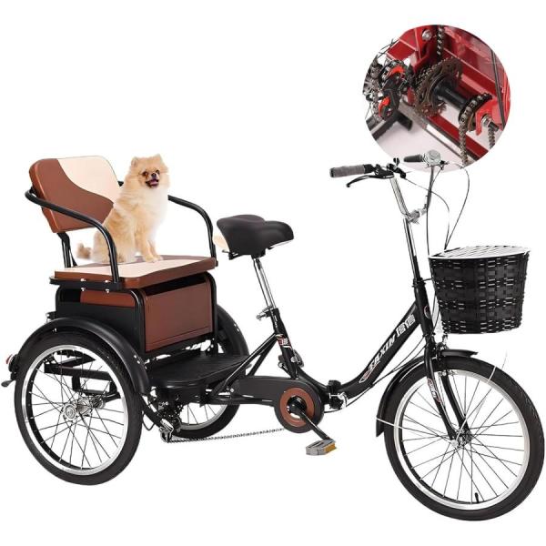 高齢者用 三輪クルーザーバイク 三輪自転車 高齢者用 折りたたみ式三輪自転車 3輪クルーザーバイク