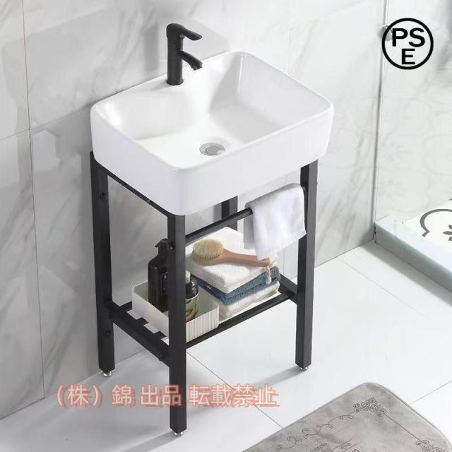 流し台 ガーデンシンク セラミック洗面ボウル洗面台セット 陶器製 屋外 アウトドア洗面器手洗い鉢手洗い鉢器多機能の 洗面ボール キッチンシンク ステンレス製ス
