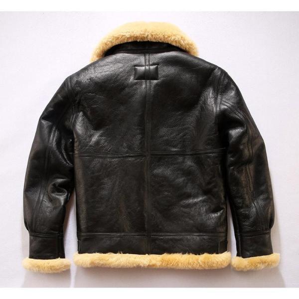 3ムートンジャケット ムートコート B3 フライトジャケット 革ジャン