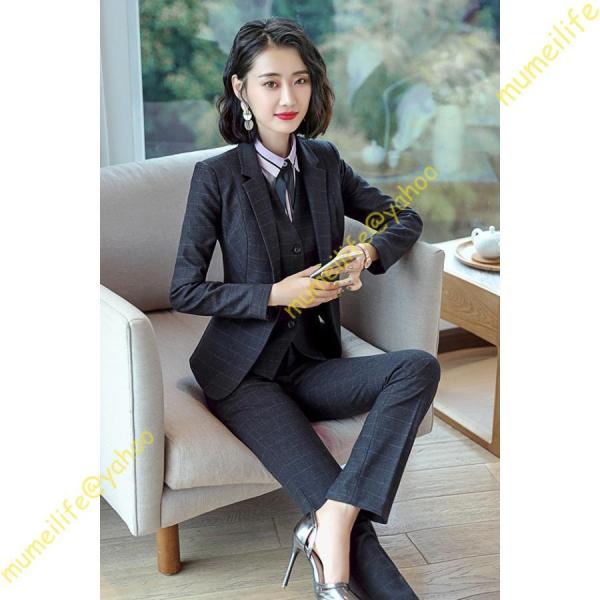 美品✨ オリヒカ ライム パンツ スーツ セットアップ チェック オリヒカ ライム パンツ スーツ セットアップ チェック