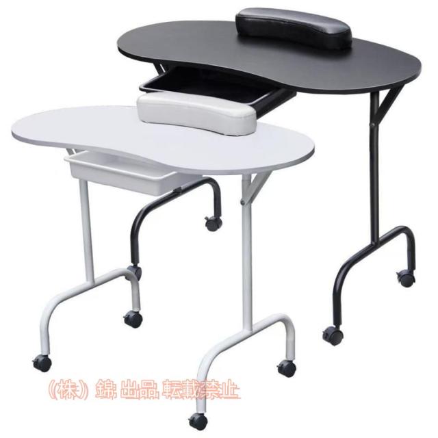 マニキュアネイルテーブル ポータブル 折りたたみ式 ネイルデスクステーション可動式マニキュアテックテーブルネイルアームレスト キャリングバッグ付き ネイリ