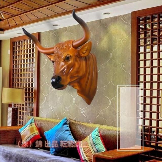 牛 うし 牛の頭 置物 リビングルーム テレビキャビネット レストラン バー カフェ 置き物 引越し 誕生日 プレゼント ギフト 牛 うし 牛の頭 置物 リビングルーム テレビキャビネット レストラン